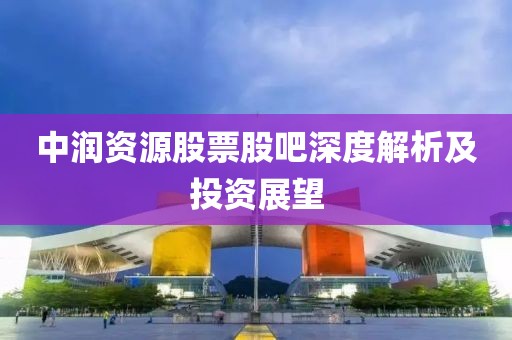 中潤(rùn)資源股票股吧深度解析及投資展望