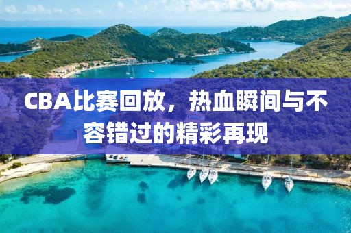 CBA比賽回放，熱血瞬間與不容錯(cuò)過的精彩再現(xiàn)