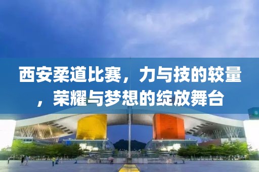 西安柔道比賽，力與技的較量，榮耀與夢(mèng)想的綻放舞臺(tái)