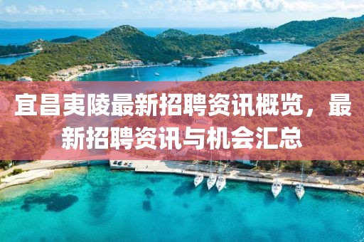宜昌夷陵最新招聘資訊概覽，最新招聘資訊與機會匯總