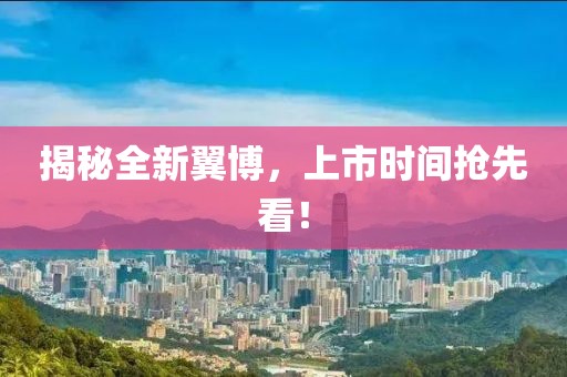 揭秘全新翼博，上市時間搶先看！