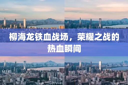 柳海龍鐵血戰(zhàn)場(chǎng)，榮耀之戰(zhàn)的熱血瞬間