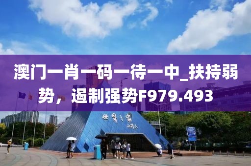 澳門一肖一碼一待一中_扶持弱勢，遏制強(qiáng)勢F979.493