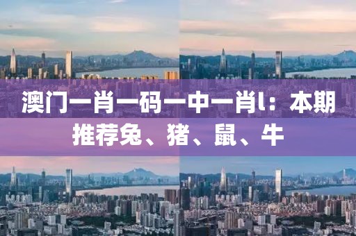 澳門(mén)一肖一碼一中一肖l：本期推薦兔、豬、鼠、牛