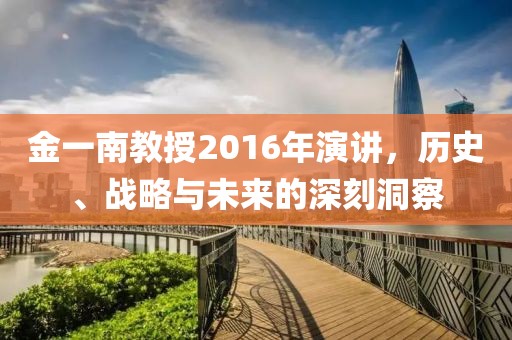金一南教授2016年演講，歷史、戰(zhàn)略與未來的深刻洞察
