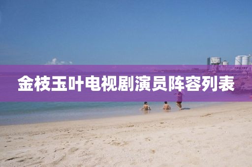 金枝玉葉電視劇演員陣容列表