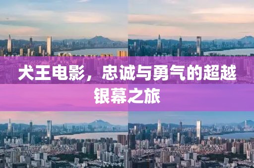 犬王電影，忠誠與勇氣的超越銀幕之旅