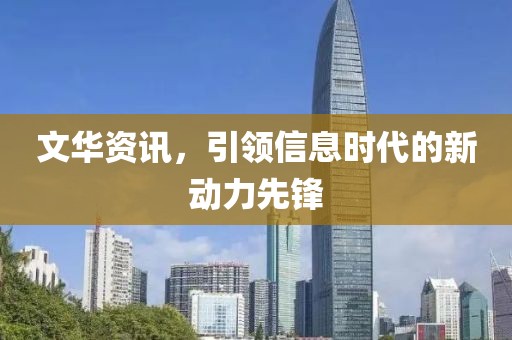 文華資訊，引領(lǐng)信息時(shí)代的新動(dòng)力先鋒