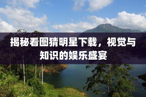 揭秘看圖猜明星下載，視覺與知識的娛樂盛宴