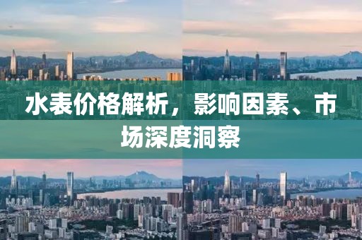 水表價(jià)格解析，影響因素、市場(chǎng)深度洞察