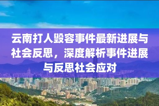 云南打人毀容事件最新進(jìn)展與社會反思，深度解析事件進(jìn)展與反思社會應(yīng)對