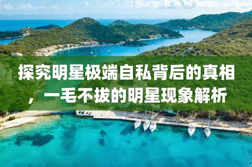 探究明星極端自私背后的真相，一毛不拔的明星現(xiàn)象解析