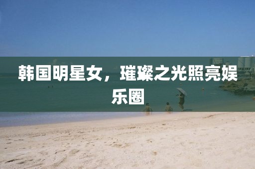 韓國(guó)明星女，璀璨之光照亮娛樂(lè)圈