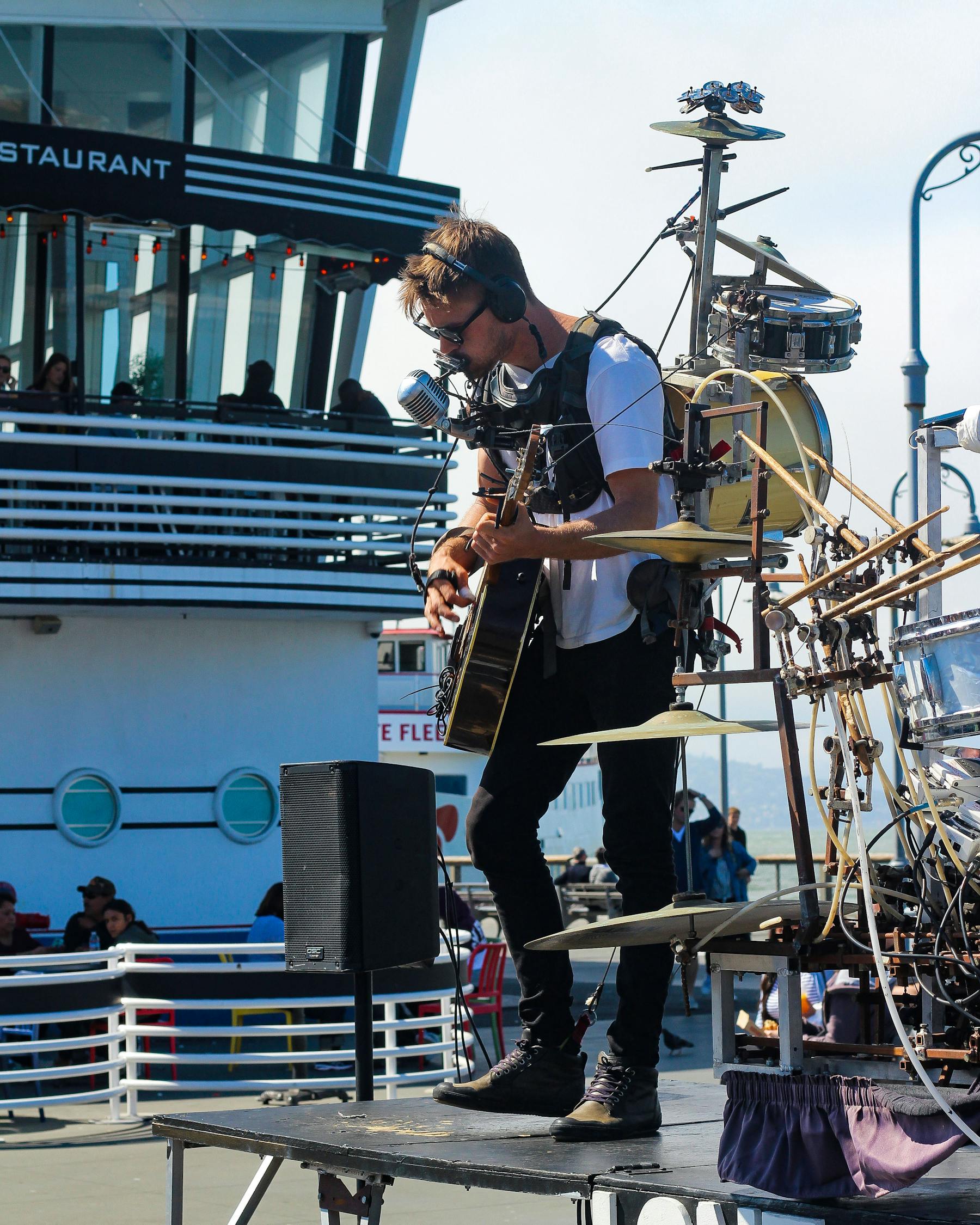 街頭唱演員，城市音樂流浪者的旋律